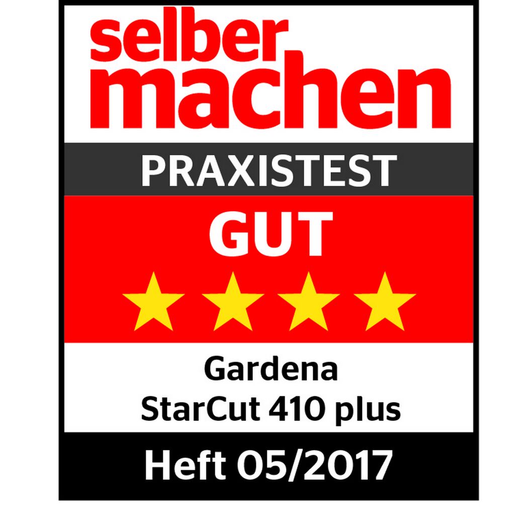Gardena StarCut 410 plus: Praxistest "Gut" (05/2017)