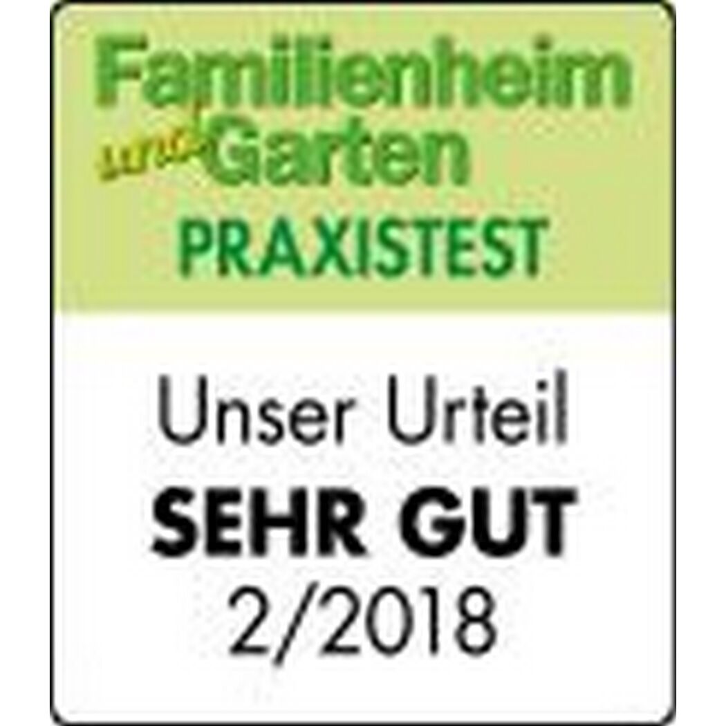 Familienheim und Garten Praxistest: Sehr gut 2/2018