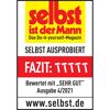 selbst ist der Mann Auszeichnung "Sehr Gut"