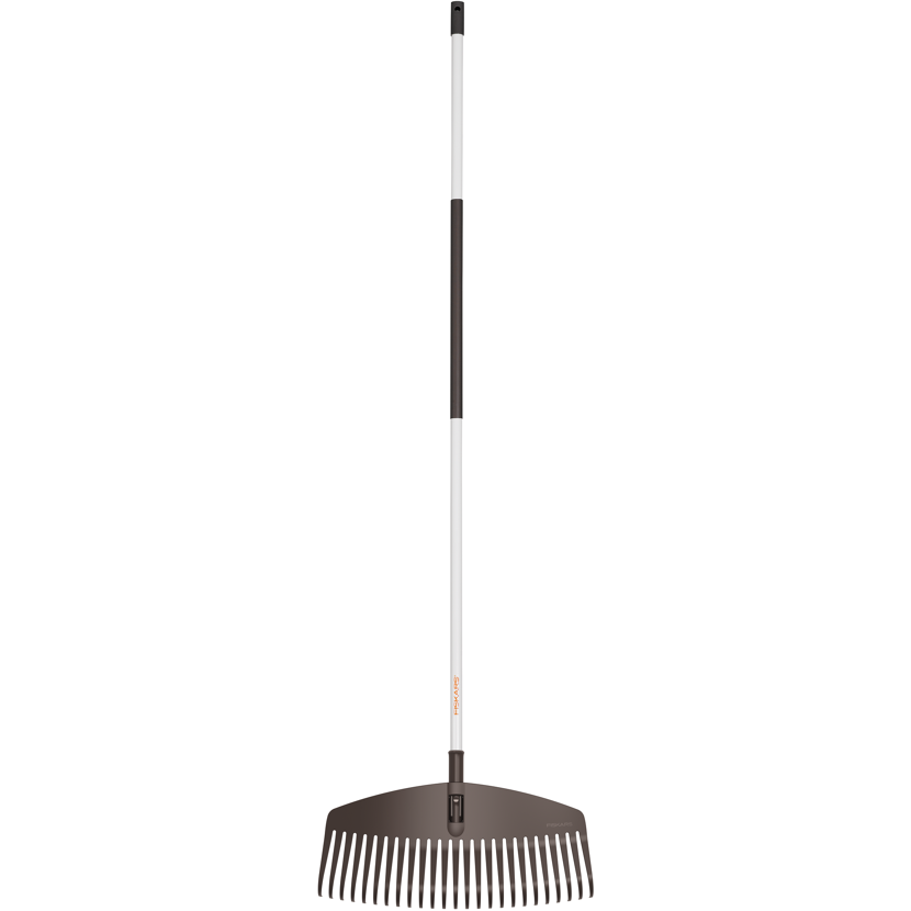 Laubrechen von Fiskars mit langem Stiel