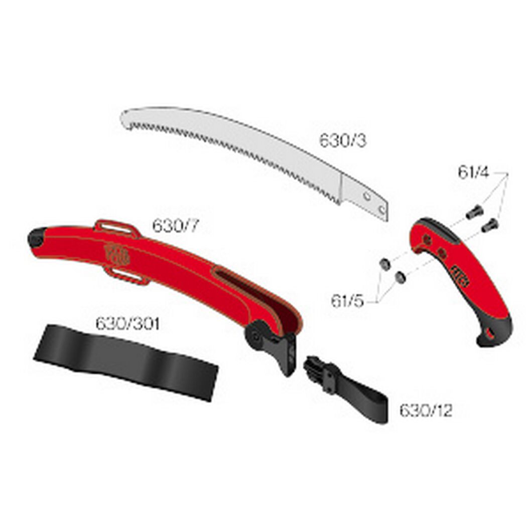 Gebogene Baumsäge 'Felco 630' mit ziehendem Schnitt - Sägeblatt 33 cm