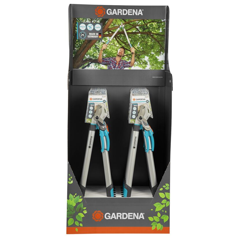 Zwei Gartenscheren GARDENA EasyCut 680 B in Verkaufsverpackung