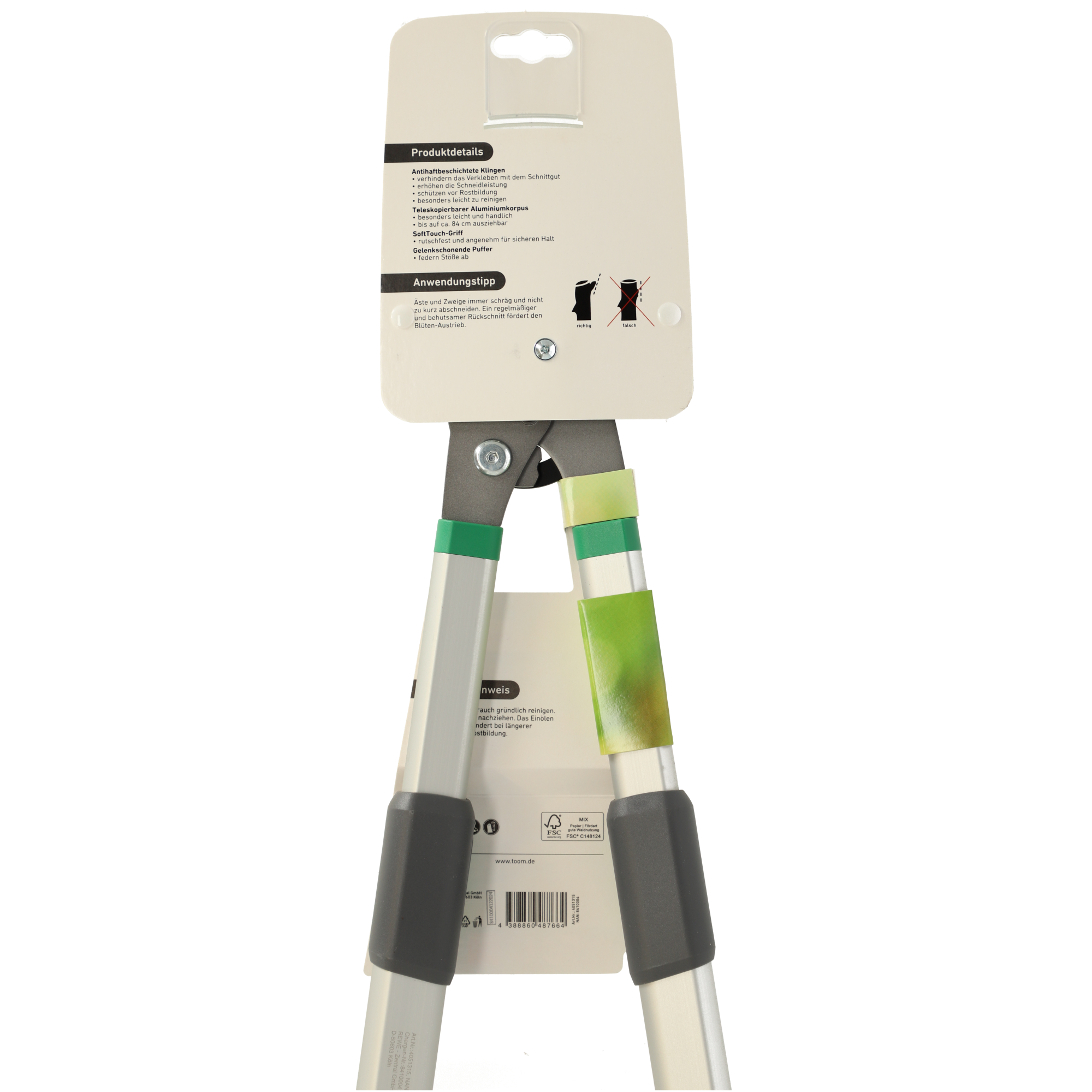 Teleskop-Astschere Bypass