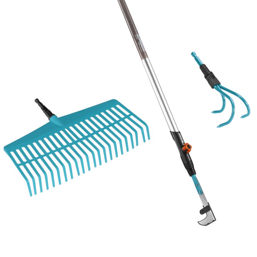 Gardena combisystem-Gartenrechen und -grubber