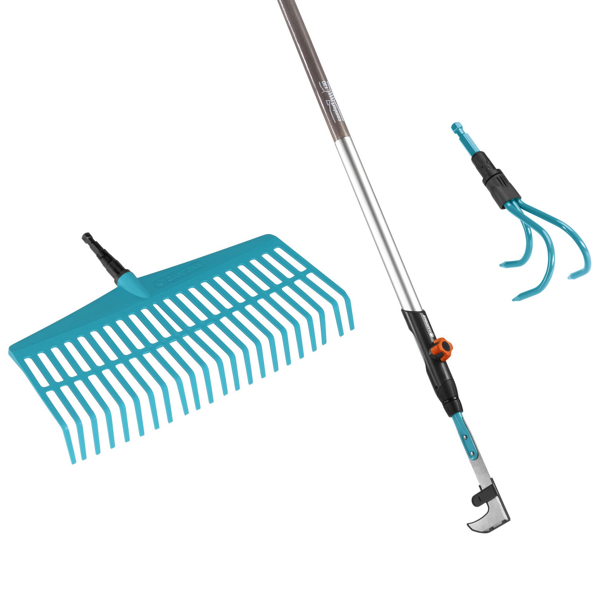 Gardena combisystem-Gartenrechen und -grubber