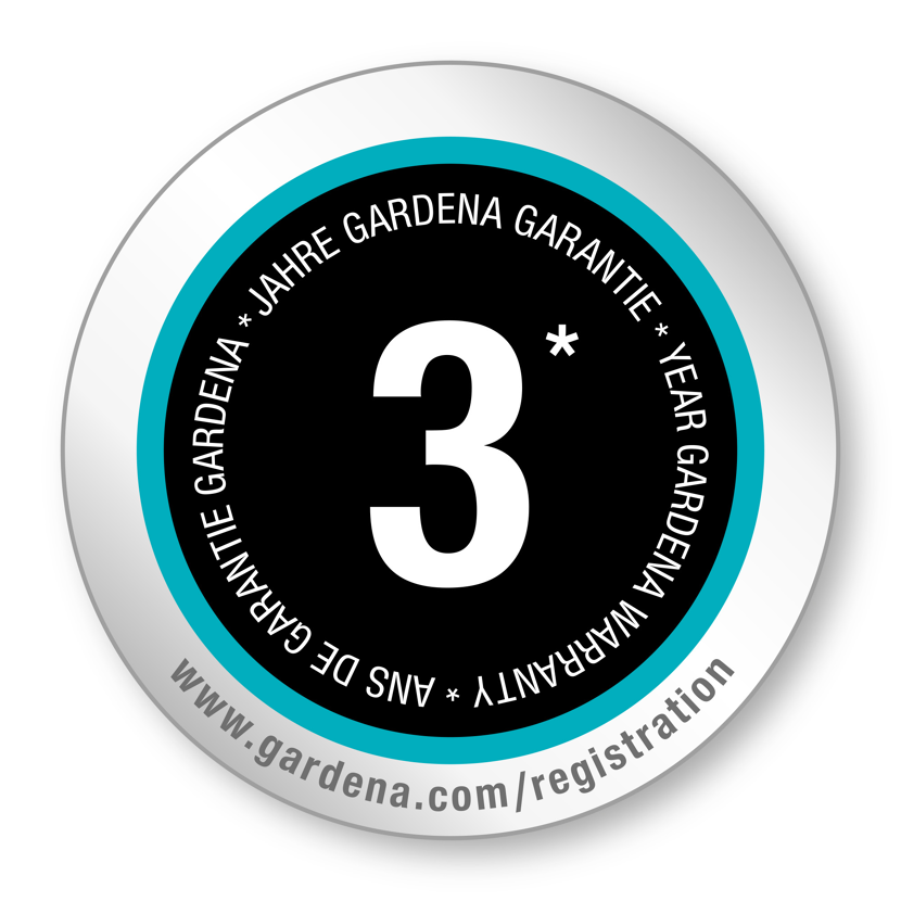Gardena Garantie 3 Jahre