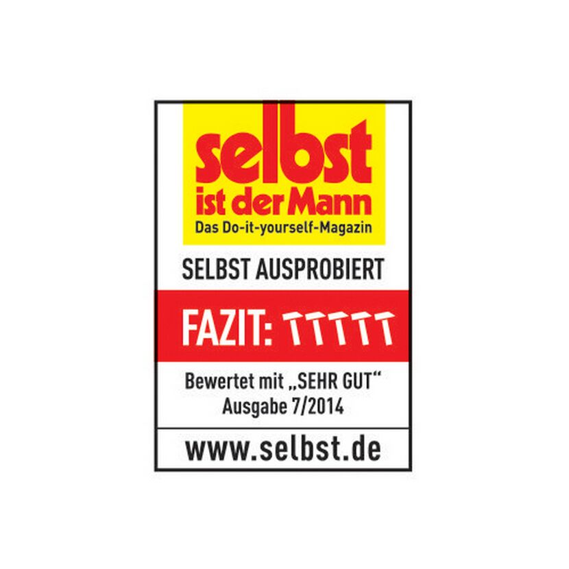 Selbst ist der Mann Auszeichnung "Sehr Gut"