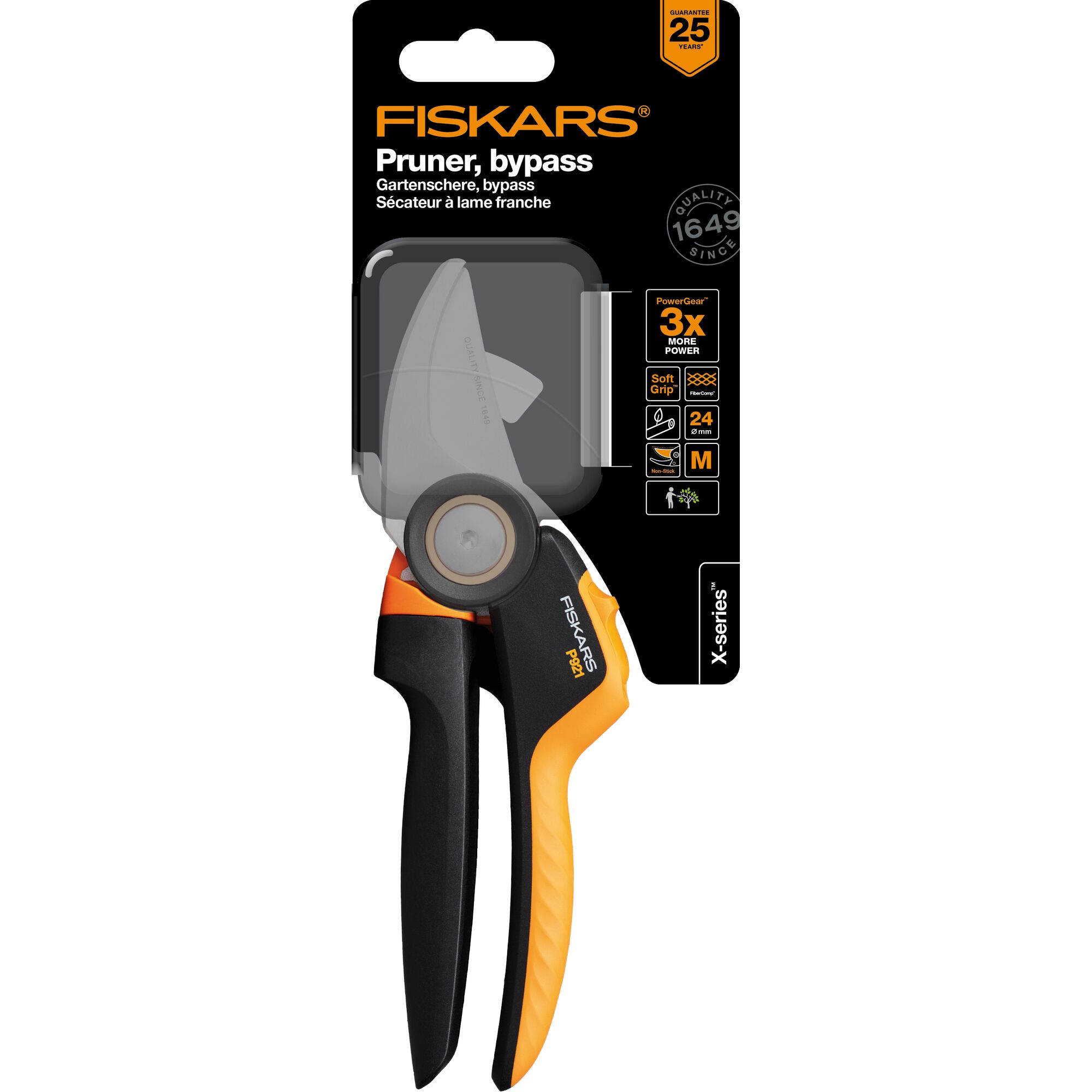 Fiskars Gartenschere P921 Bypass M