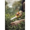 Person schneidet Minze mit Fiskars Universalschere