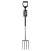 Premium-Spatengabel L Carbonstahl 4 Zinken 120 cm