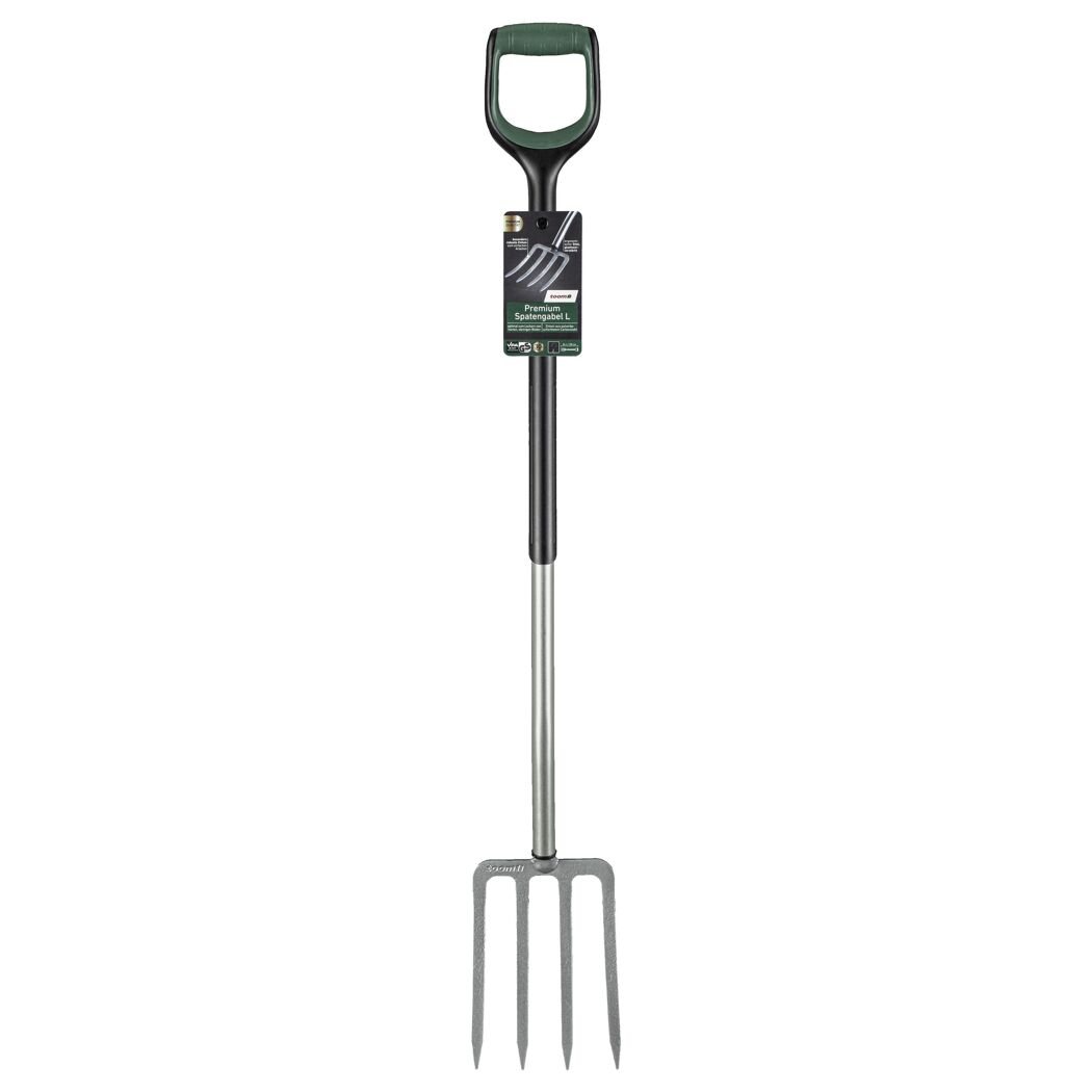 Premium-Spatengabel L Carbonstahl 4 Zinken 120 cm