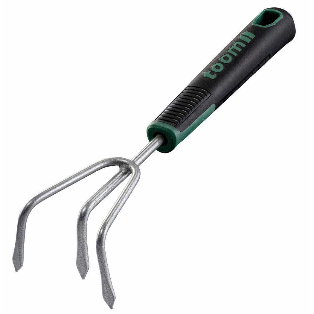 Premium-Handgrubber Carbonstahl 3 Zinken 33 cm
