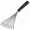 Premium-Hand-Fächerbesen Carbonstahl 9 Zinken 43 cm