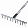 Premium-Rechen Carbonstahl 16 Zinken 155 cm