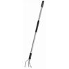 Premium-Grubber Carbonstahl 3 Zinken 168 cm