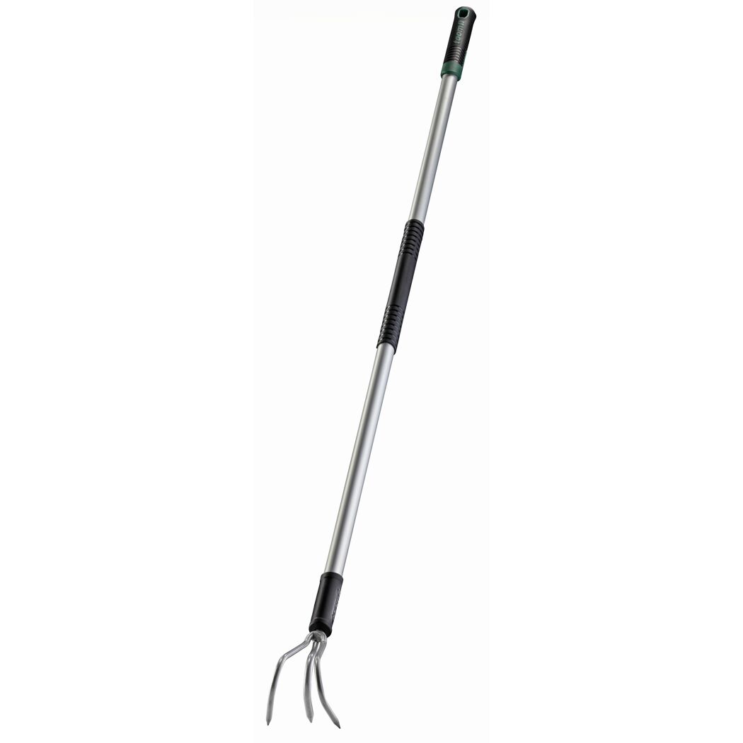 Premium-Grubber Carbonstahl 3 Zinken 168 cm