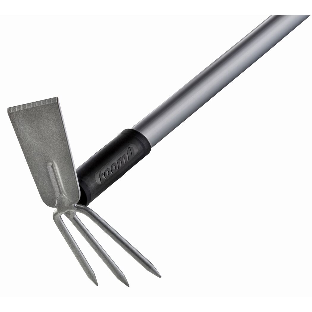 Premium-Doppelhacke Carbonstahl 3 Zinken 154 cm