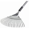 Premium-Fächerbesen Carbonstahl 22 Zinken 175 cm
