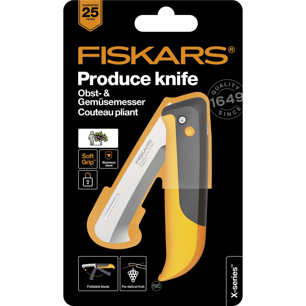 Fiskars Klappmesser, X-Serie, Obstmesser