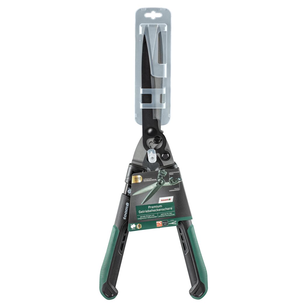 Premium-Getriebe-Heckenschere Carbonstahl 61 cm