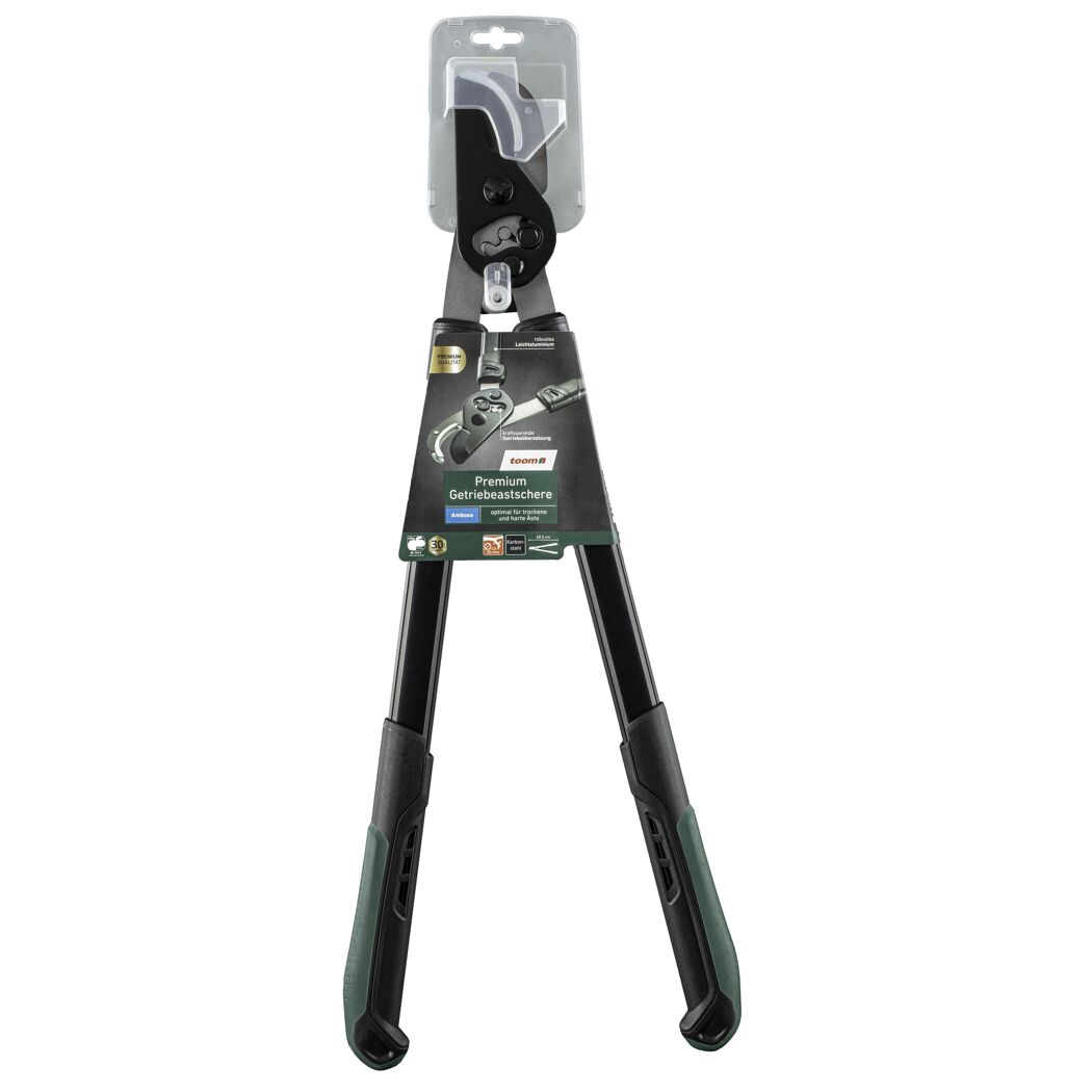 Premium-Getriebe-Astschere Amboss Carbonstahl 68,5 cm