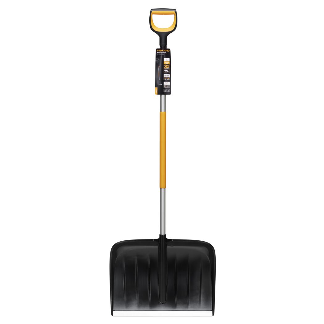 Fiskars Schneeschieber X-Series mit Metallstiel