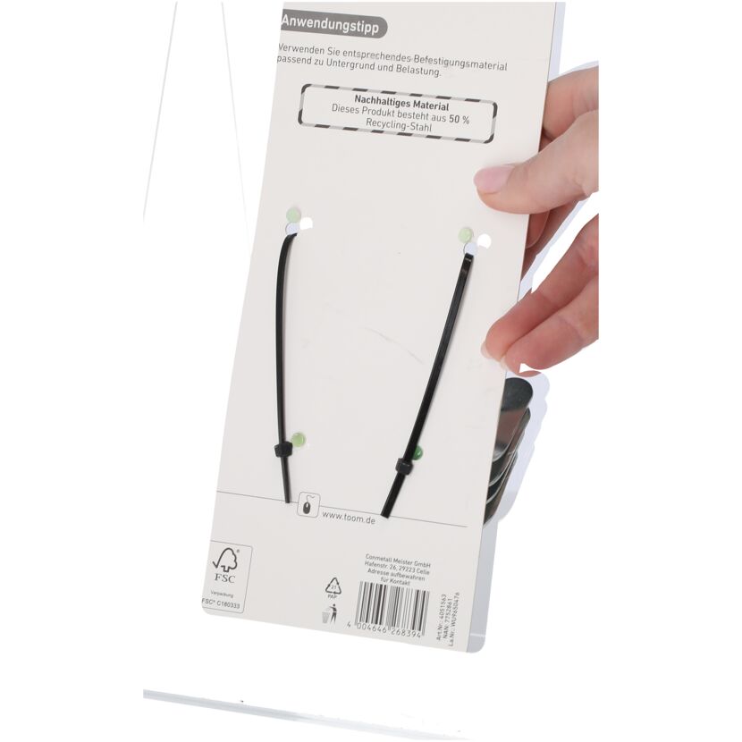 Verpackung der Spatenhalter aus Recycling-Stahl