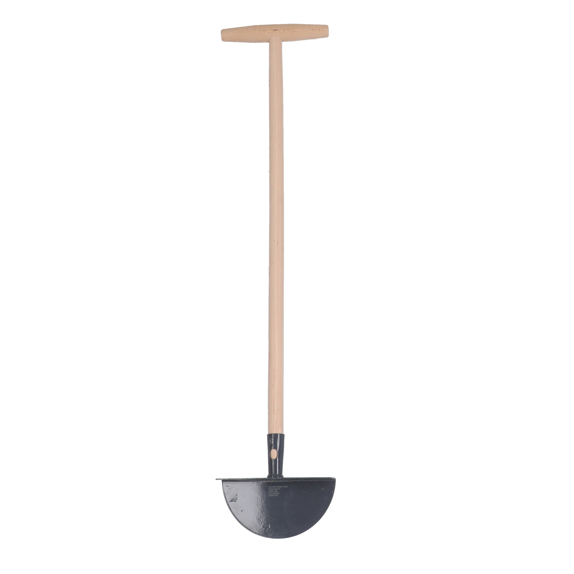 Rasenkantenstecher mit langem Stiel und halbrunder Klinge