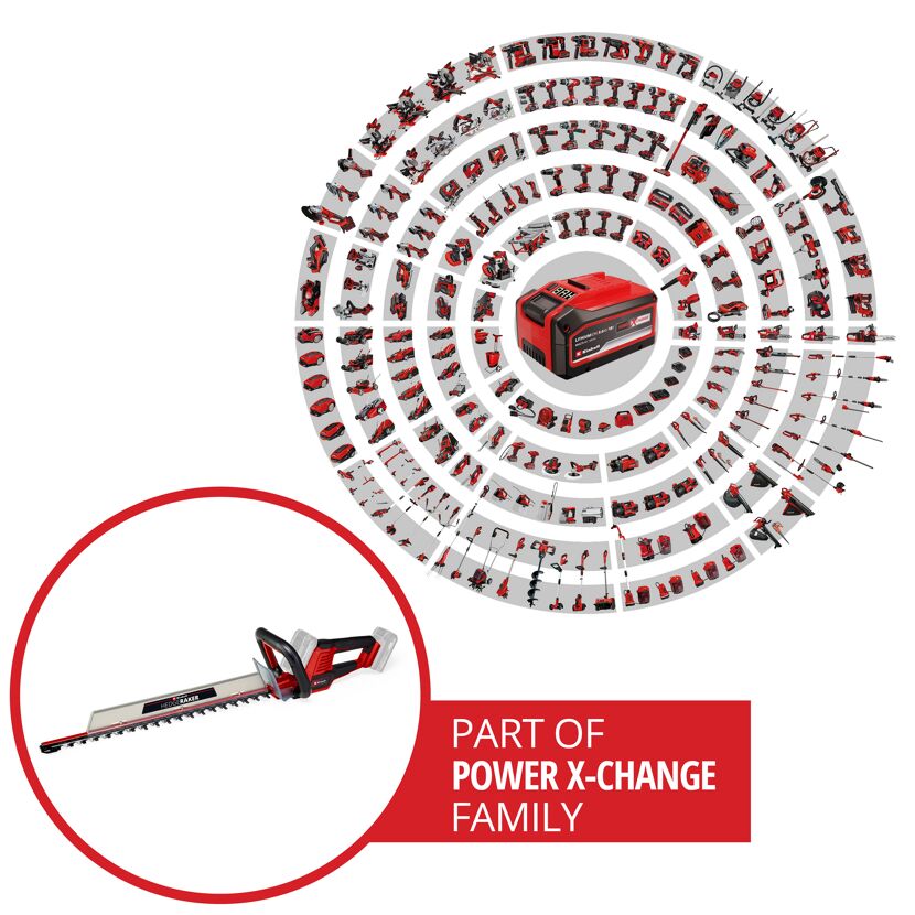 Akku-Heckenschere 'GE-CH 36/61 Li-Solo' Power X-Change ohne Akku und Ladegerät