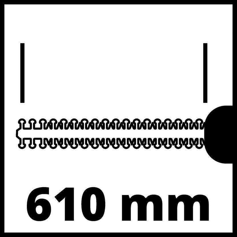 Schwertlänge 610 mm