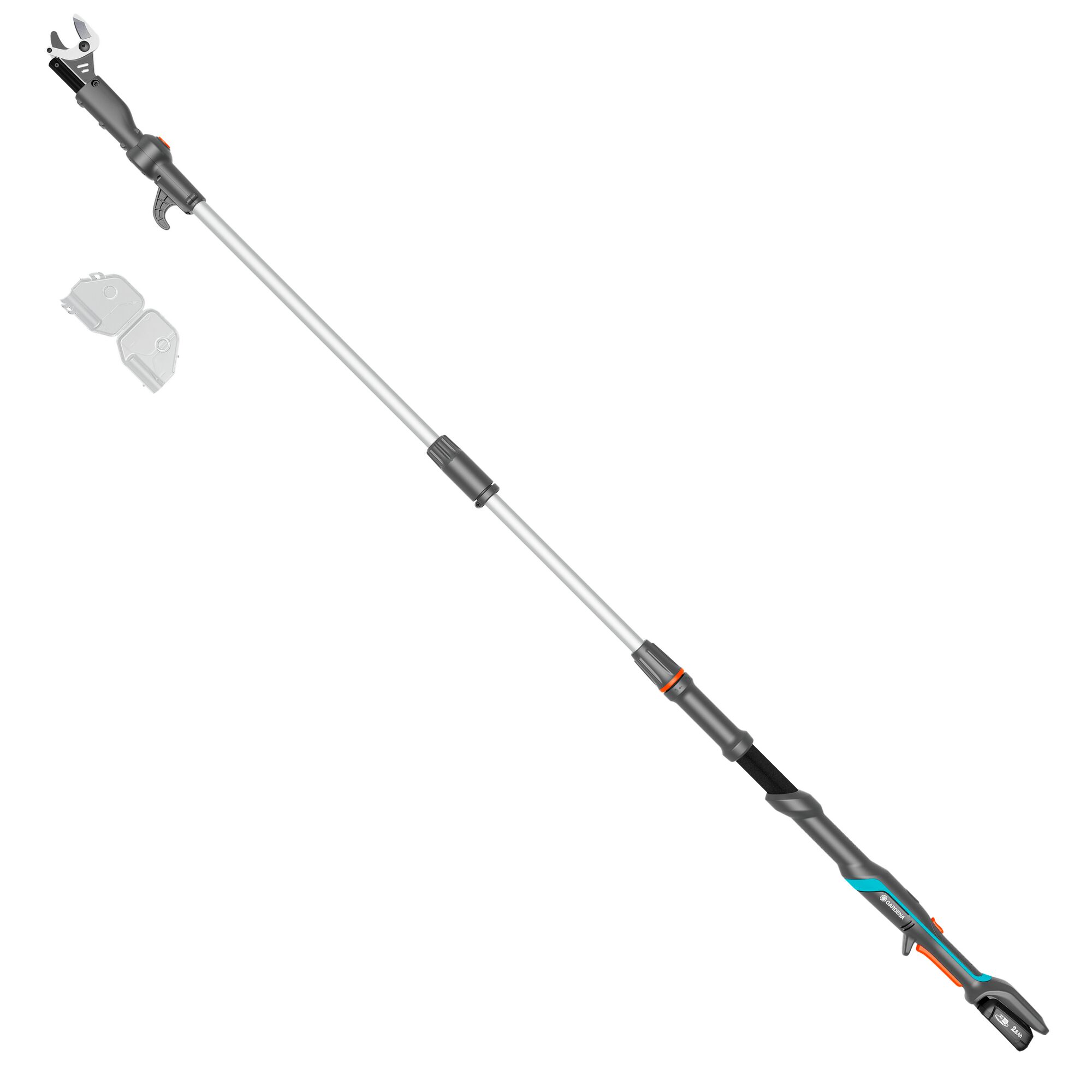Gardena Akku-Baumschere mit langem Stiel