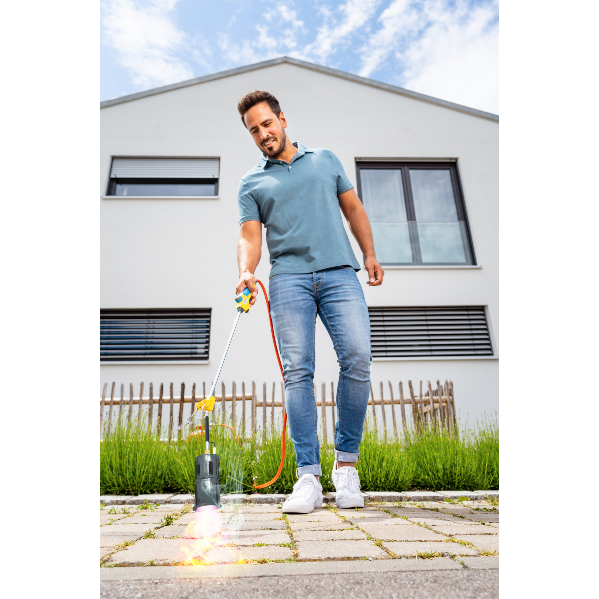 Unkrautbrenner-Set 'Thermoflamm bio Professional E+'