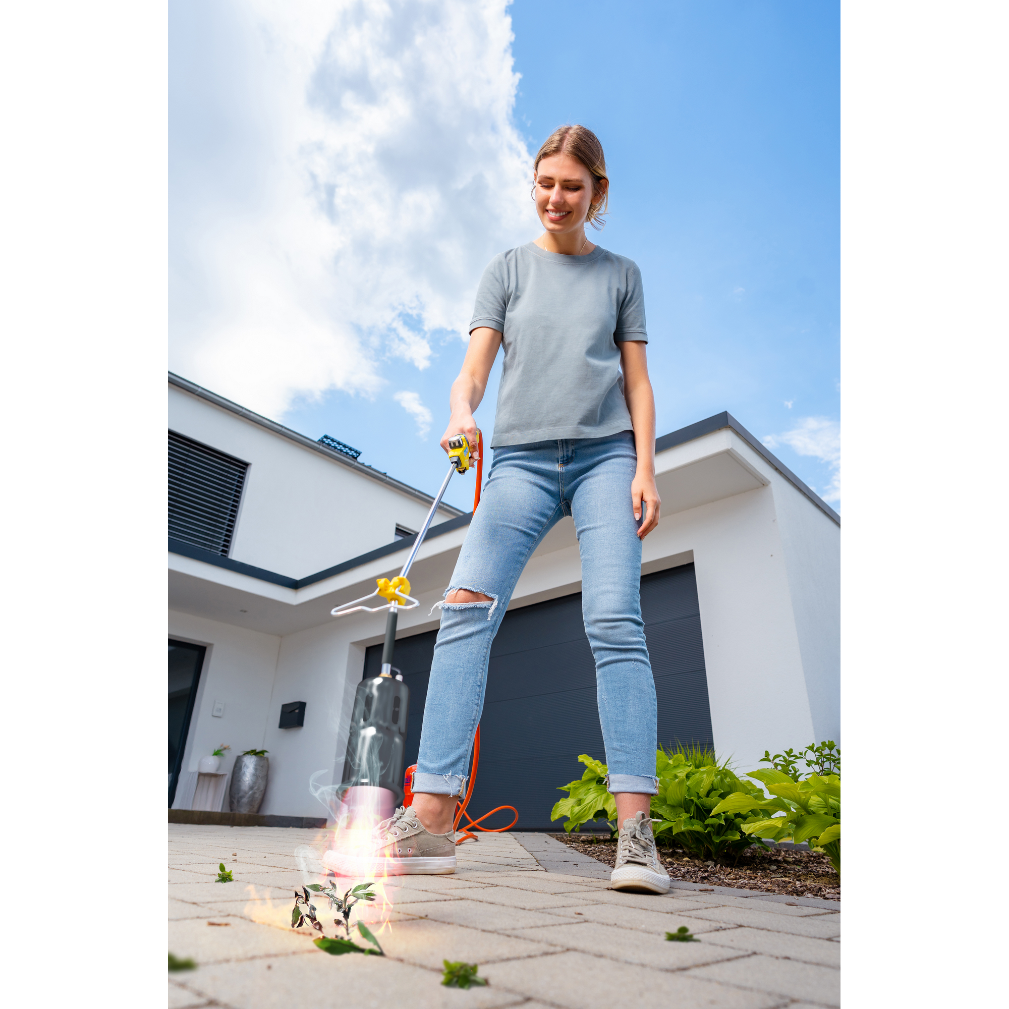 Unkrautbrenner-Set 'Thermoflamm bio Professional E+'