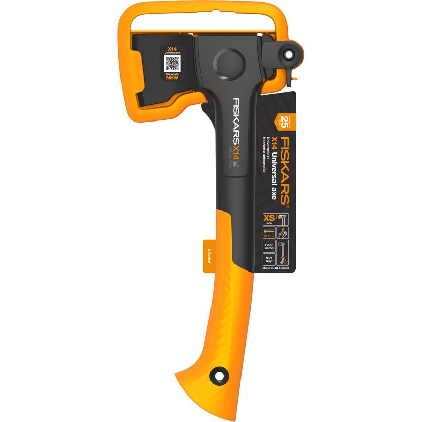 Orange Axt, Fiskars, X14