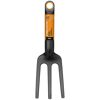 Schwarze Fiskars Solid-Pflanzgabel
