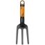 Schwarze Fiskars Solid-Pflanzgabel