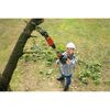 Person schneidet Ast mit Astschere