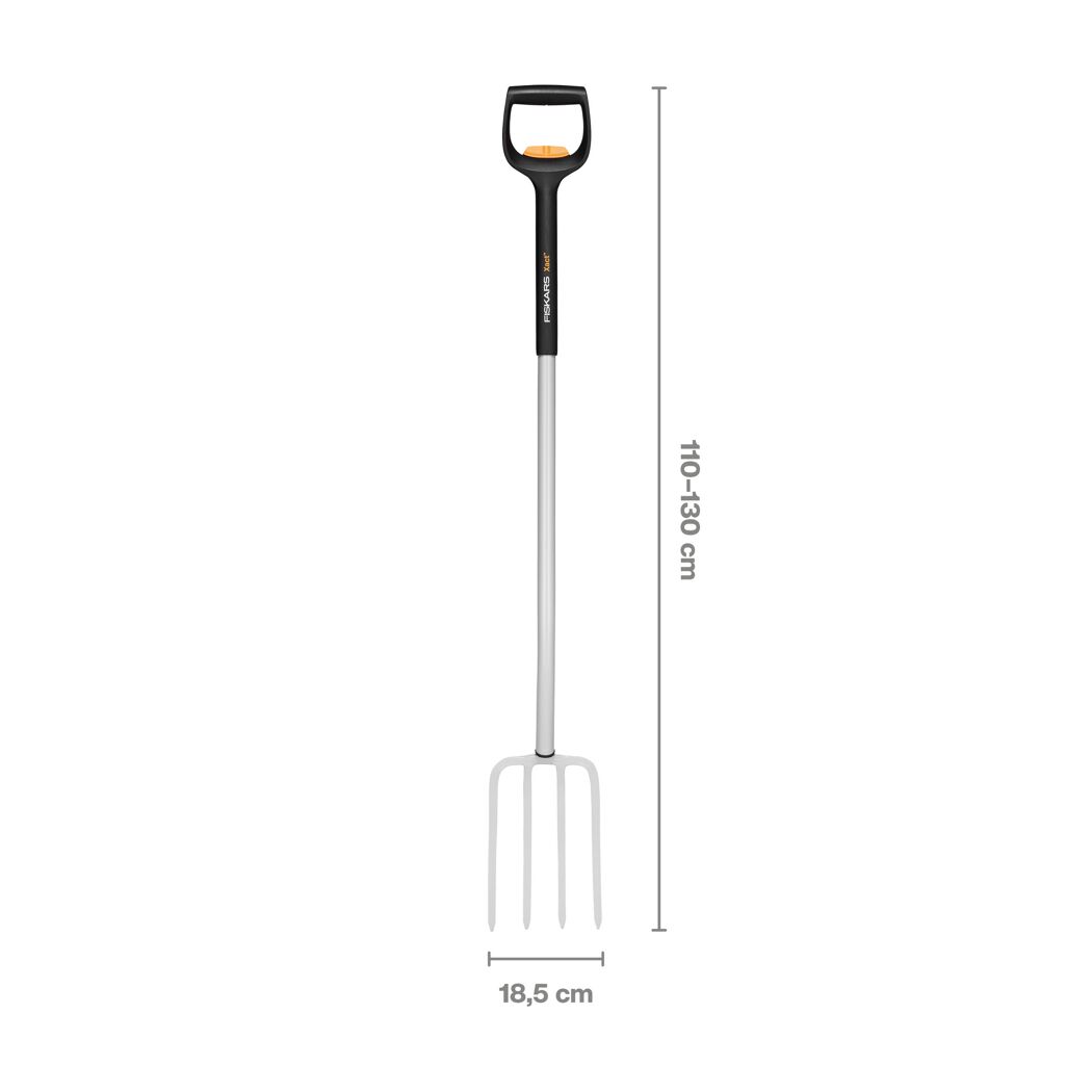 Teleskop-Spatengabel 'Xact™' Stahl 110-130 cm