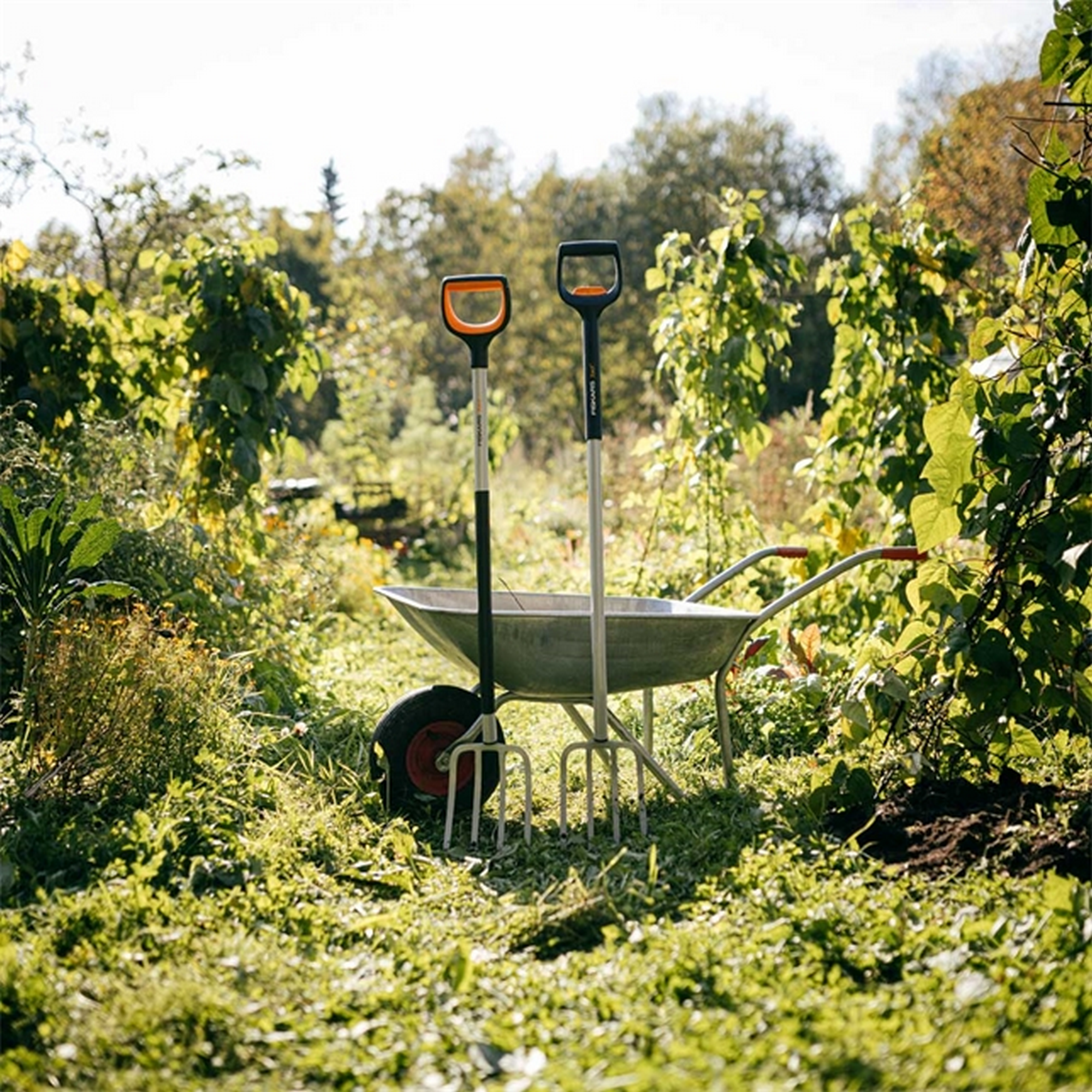 Teleskop-Spatengabel 'Xact™' Stahl 110-130 cm