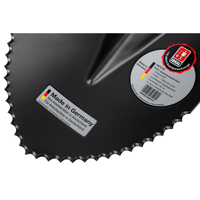 Schwarze Ideal-Spatenschaufel klein