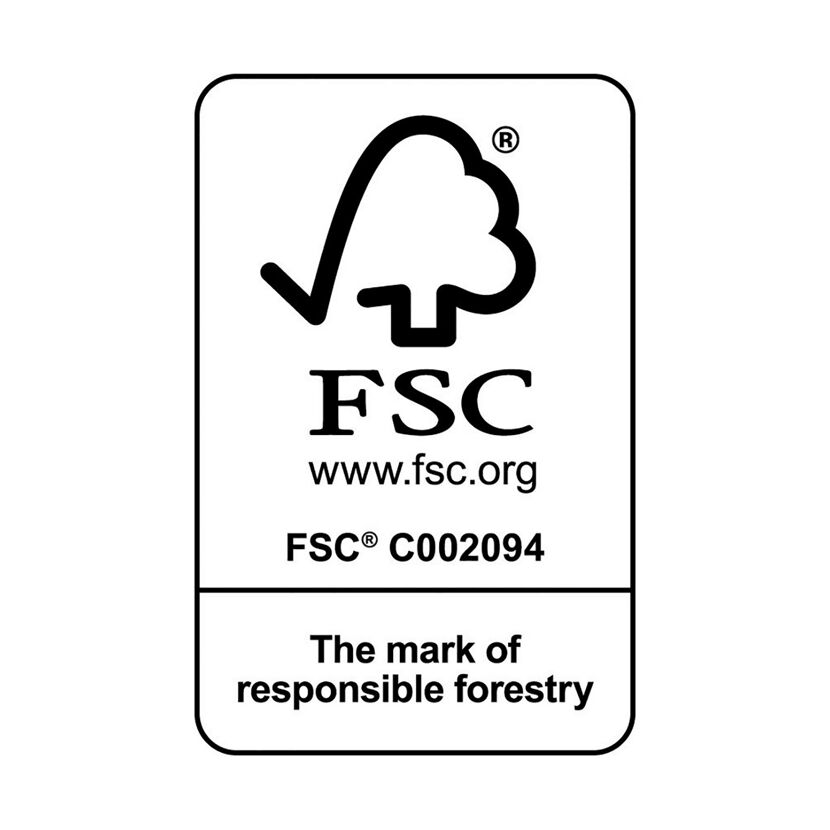 FSC-Siegel für verantwortungsvolle Forstwirtschaft