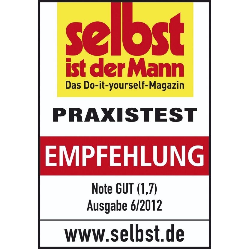 selbst ist der Mann Praxistest Empfehlung Note Gut (1,7)