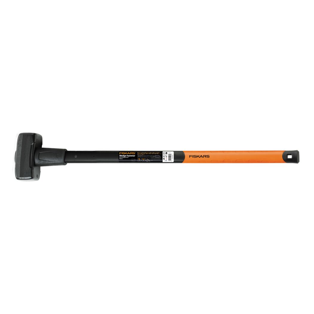 Vorschlaghammer von Fiskars mit orangem Stiel