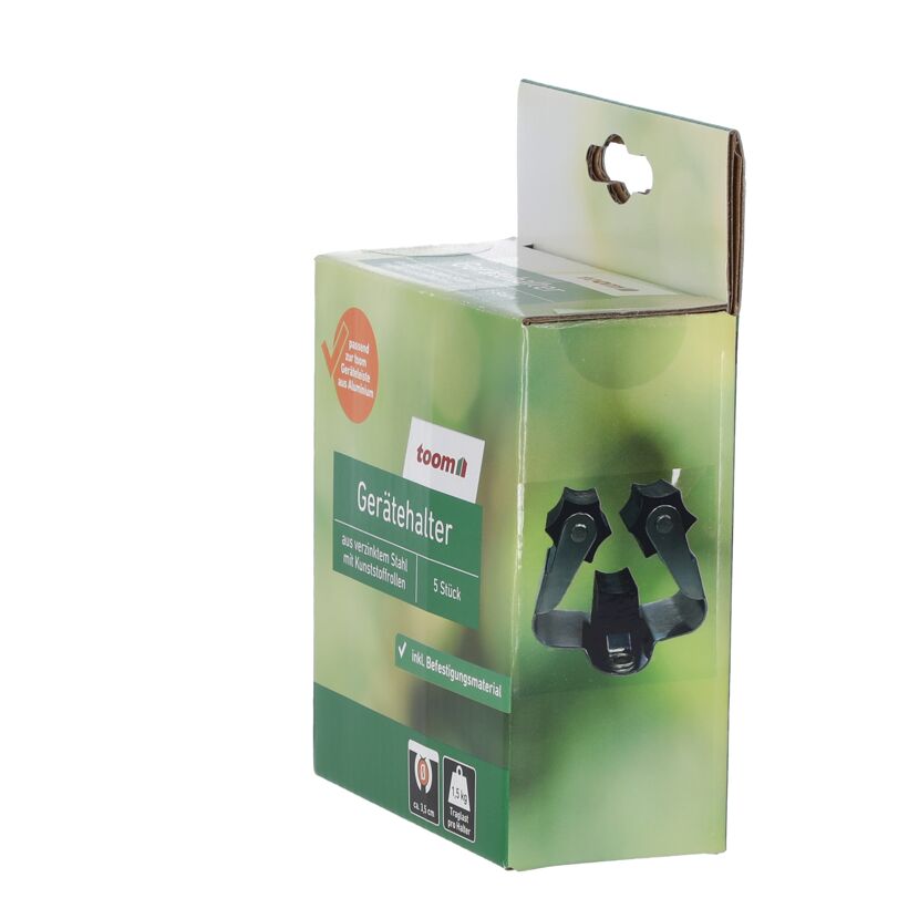 toom Gerätehalter 5 Stück in Verpackung