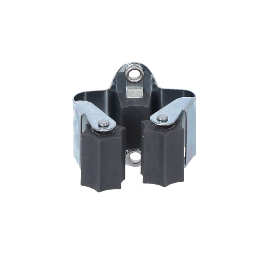 Gerätehalter mit zwei gummierten Haltegriffen