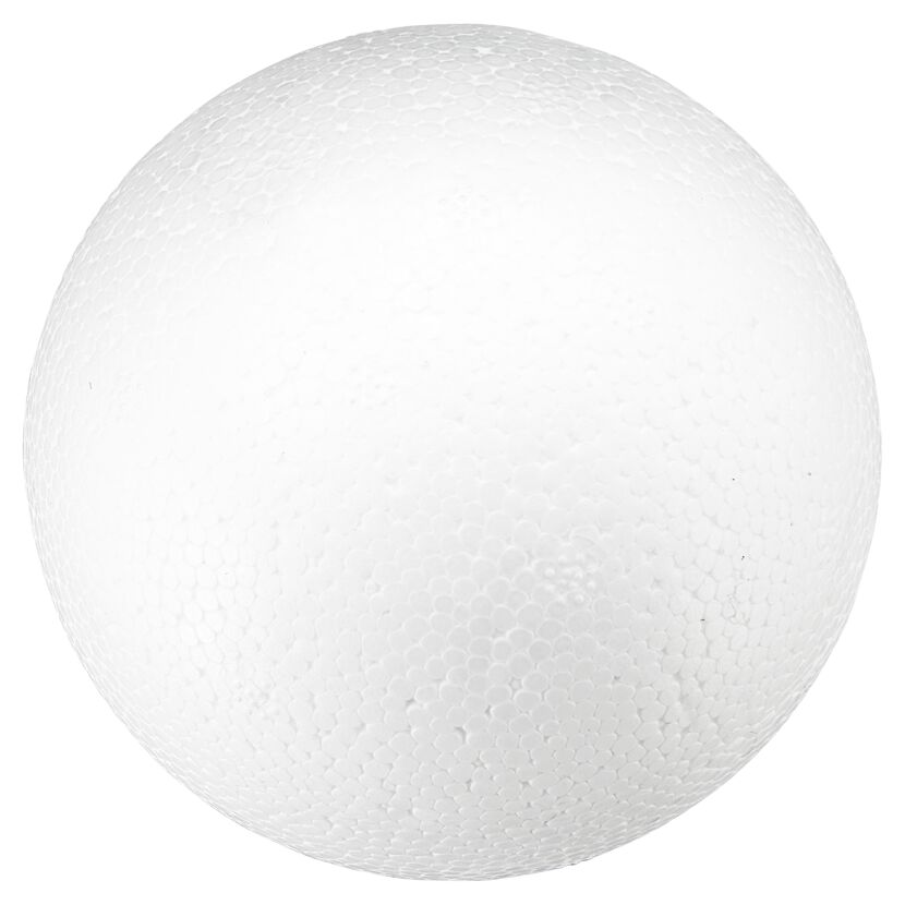 Dekokugel Styropor weiß Ø 8 cm