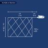 LED-Lichternetz 120 LEDs warmweiß 200 x 150 cm
