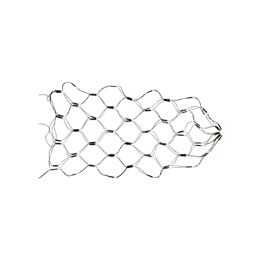 LED-Lichternetz 80 LEDs warmweiß Ø 45 cm
