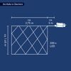 LED-Lichternetz 200 LEDs warmweiß 275 x 165 cm