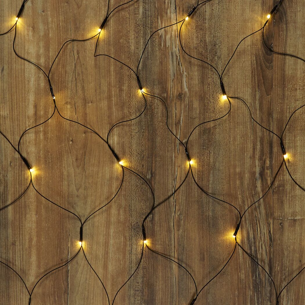 LED-Lichternetz 120 LEDs warmweiß 200 x 150 cm